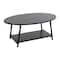Household Essentials 39" Jamestown Oval Coffee Table